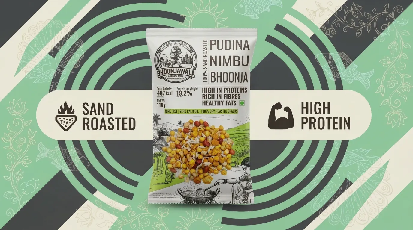 Pudina Nimbu Bhoonja — Bhoonjawala