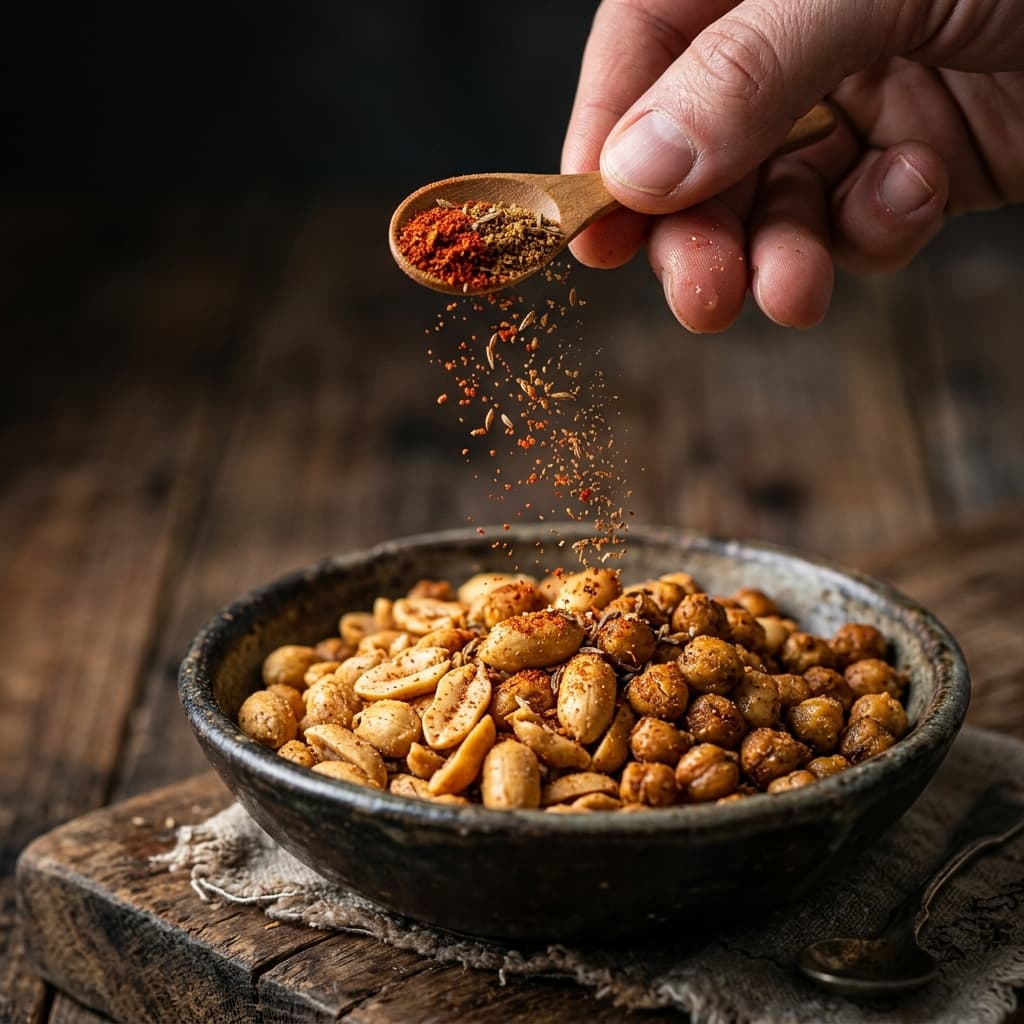 Gourmet spice dusting